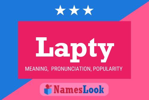 Lapty Name Poster