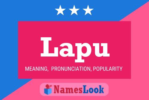 Lapu Name Poster