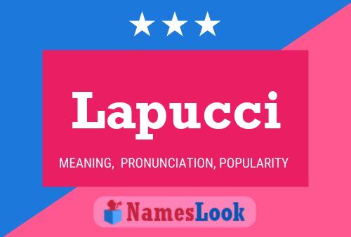 Lapucci Name Poster