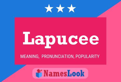 Lapucee Name Poster