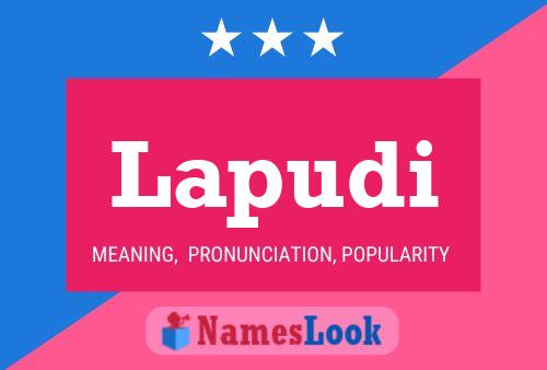 Lapudi Name Poster