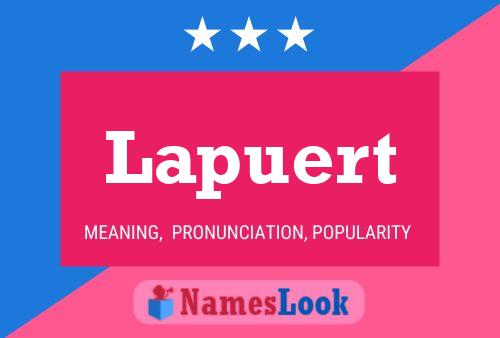 Lapuert Name Poster