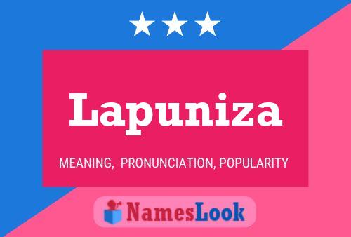 Lapuniza Name Poster