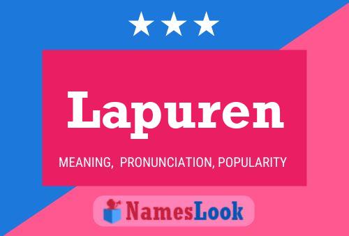 Lapuren Name Poster