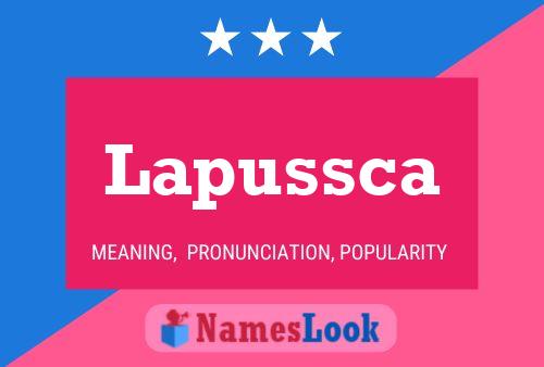 Lapussca Name Poster