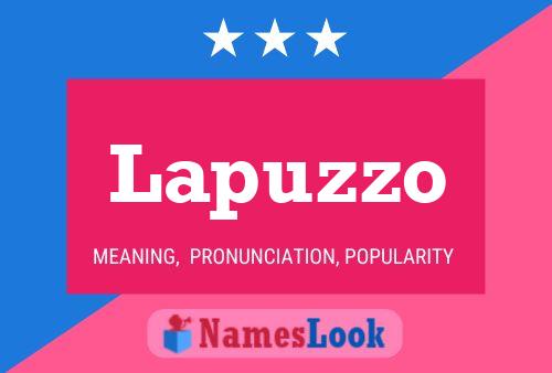 Lapuzzo Name Poster