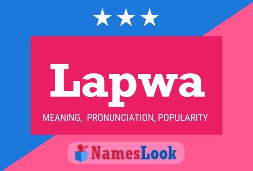 Lapwa Name Poster