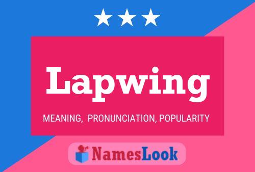 Lapwing Name Poster