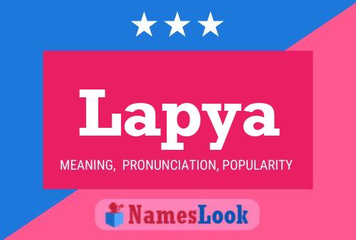 Lapya Name Poster