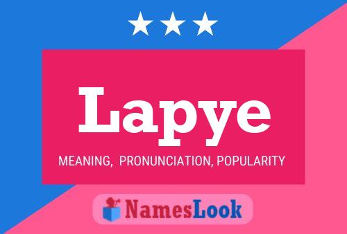 Lapye Name Poster