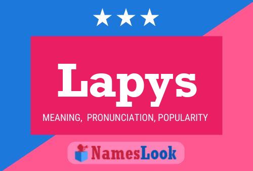 Lapys Name Poster