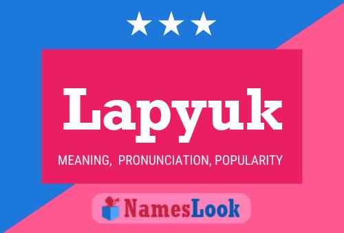 Lapyuk Name Poster