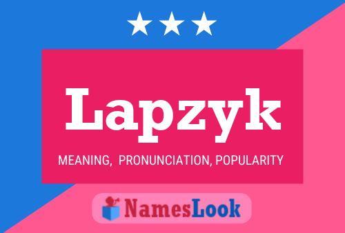 Lapzyk Name Poster