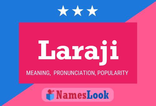 Laraji Name Poster