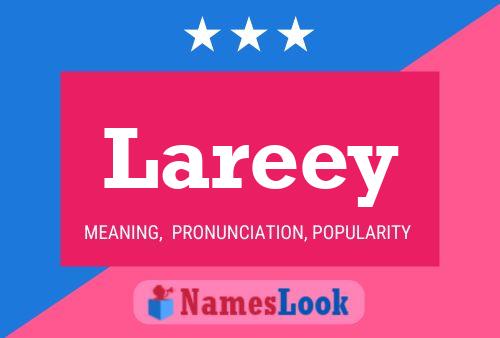 Lareey Name Poster