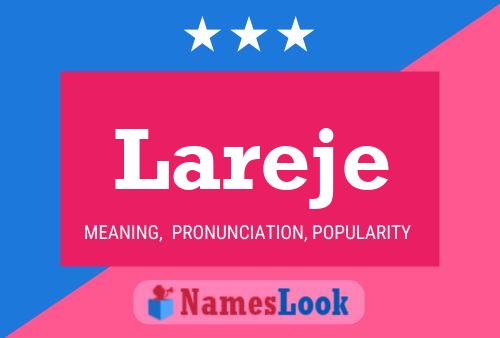 Lareje Name Poster