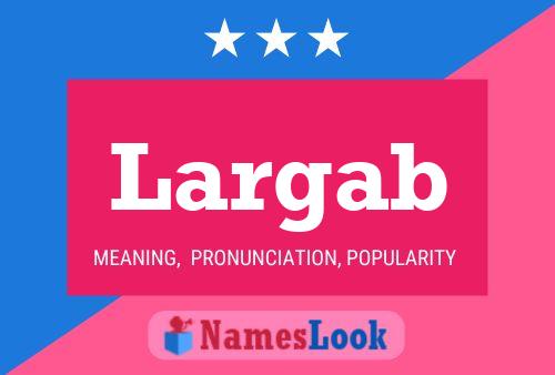 Largab Name Poster