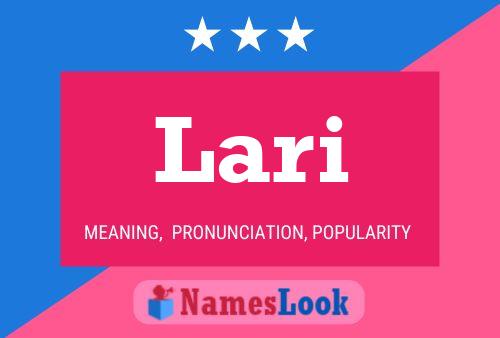 Lari Name Poster