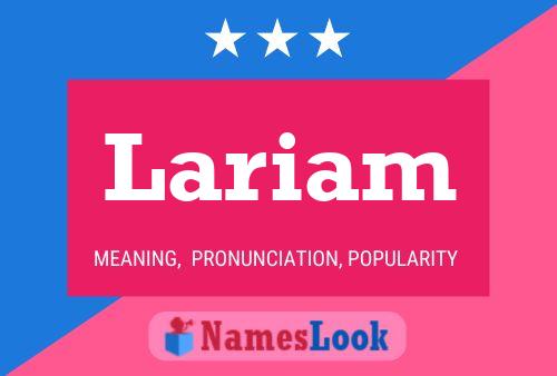 Lariam Name Poster