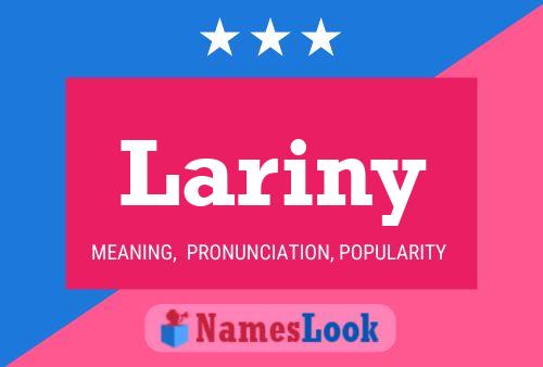 Lariny Name Poster