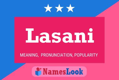 Lasani Name Poster