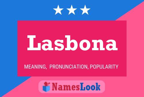 Lasbona Name Poster