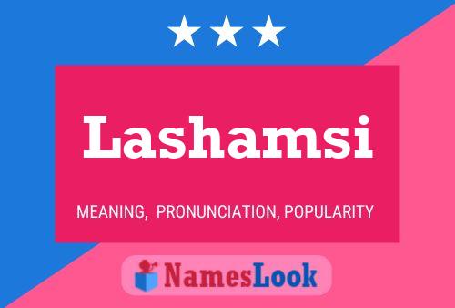 Lashamsi Name Poster