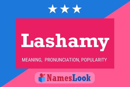 Lashamy Name Poster