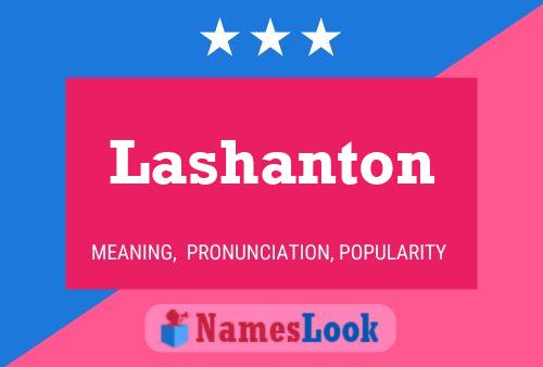 Lashanton Name Poster