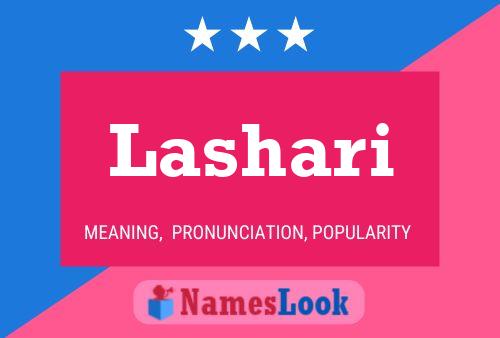 Lashari Name Poster