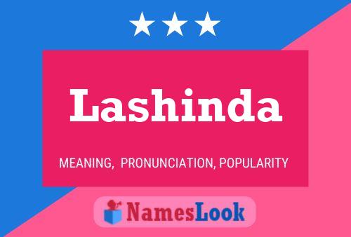 Lashinda Name Poster