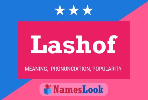 Lashof Name Poster