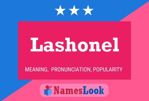 Lashonel Name Poster