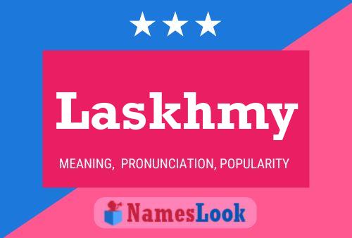 Laskhmy Name Poster