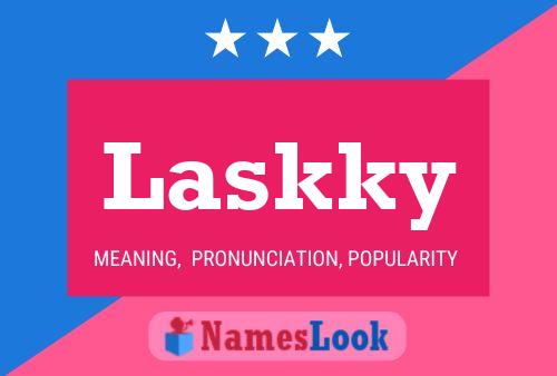 Laskky Name Poster