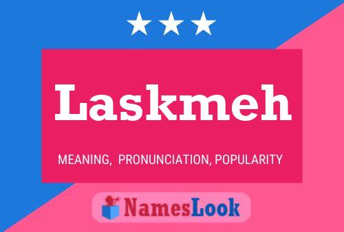 Laskmeh Name Poster