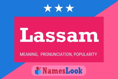 Lassam Name Poster