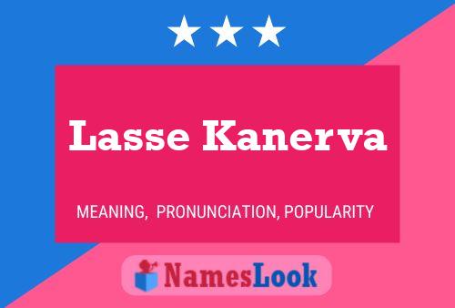 Lasse Kanerva Name Poster