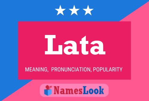 Lata Name Poster