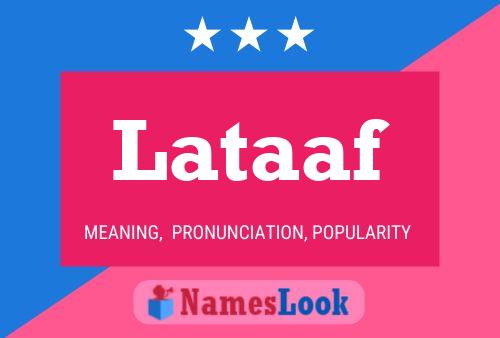 Lataaf Name Poster