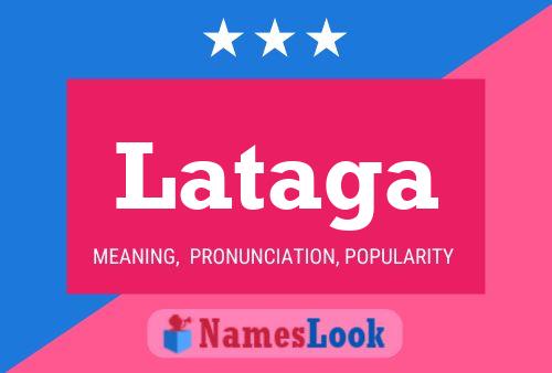 Lataga Name Poster