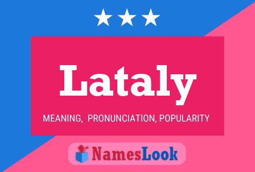 Lataly Name Poster