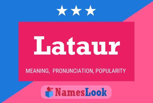 Lataur Name Poster