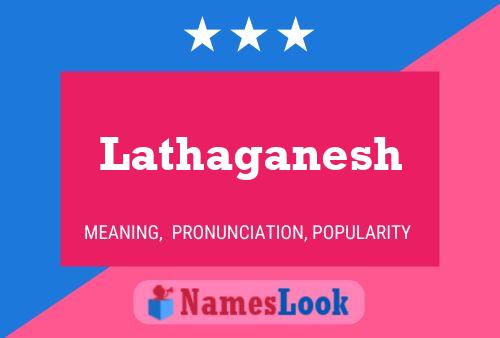 Lathaganesh Name Poster