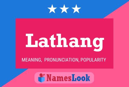 Lathang Name Poster