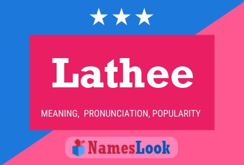 Lathee Name Poster