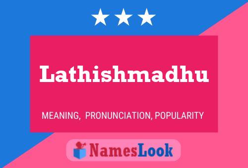 Lathishmadhu Name Poster