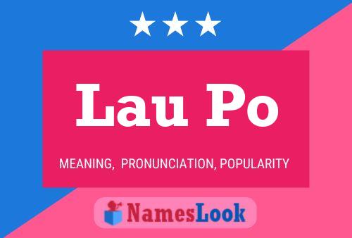 Lau Po Name Poster