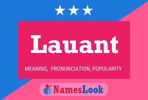 Lauant Name Poster