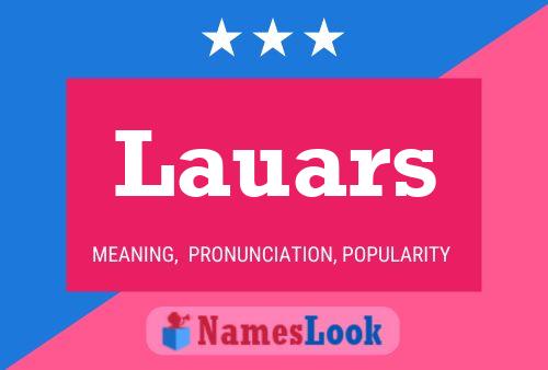 Lauars Name Poster